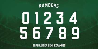 Goalbuster Font Poster 8