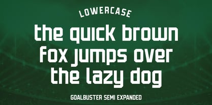 Goalbuster Font Poster 7