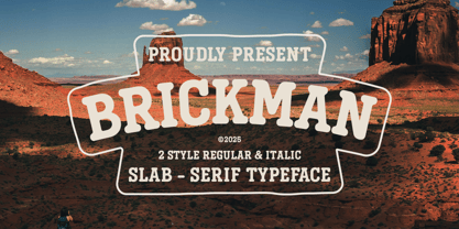 IT Brickman Font Poster 1