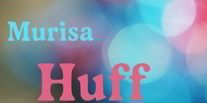 Murisa Huff Font Poster 1