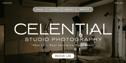 Cenios Rough Font Poster 2