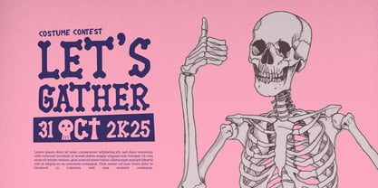 Obscure Path Font Poster 4