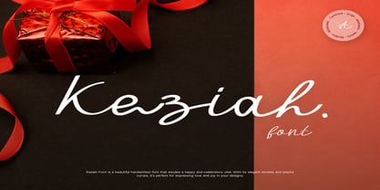Keziah Font Poster 5