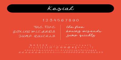 Keziah Font Poster 7