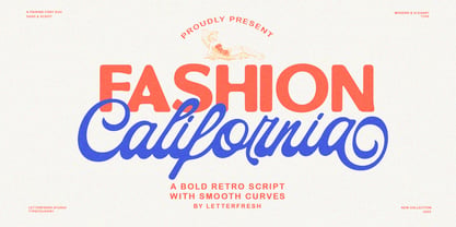 Fashion California Script Font Poster 1