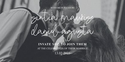 Garlinda Signature Brush Font Poster 8