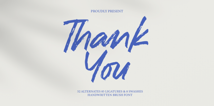 Rashing Skystand Font Poster 15