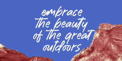 Rashing Skystand Font Poster 4