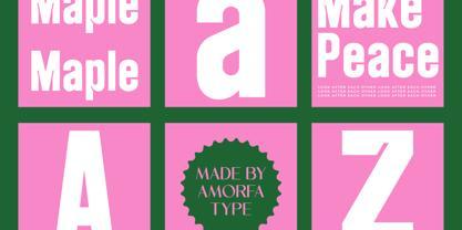 Maple Sunhill Font Poster 2