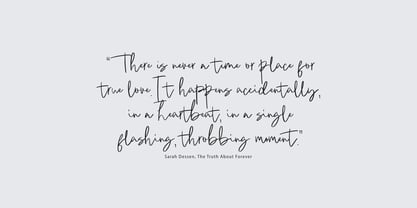 White September Signature Font Poster 7