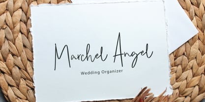 White September Signature Font Poster 9