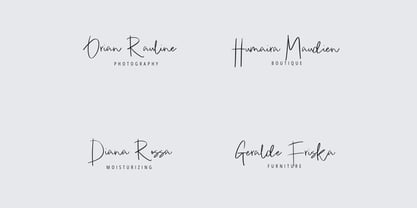 White September Signature Font Poster 8