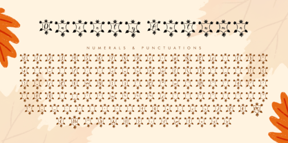 Dainty Autumn Font Poster 6