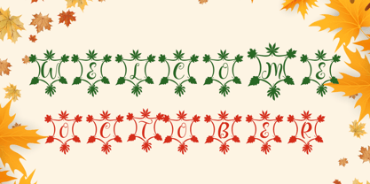 Dainty Autumn Font Poster 2