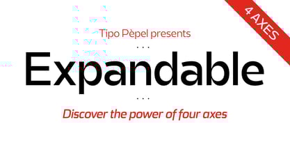 Expandable Font Poster 1