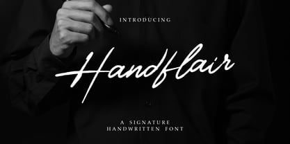 Handflair Font Poster 1