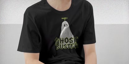 Chiller Mark Slashed Font Poster 8