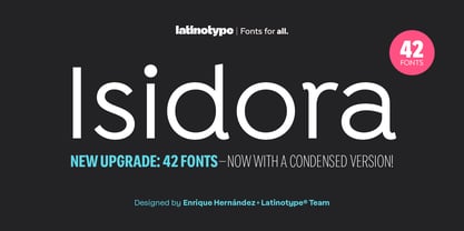 Isidora Font Poster 1