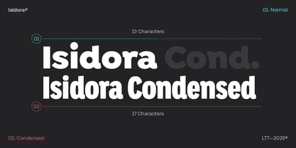Isidora Font Poster 3