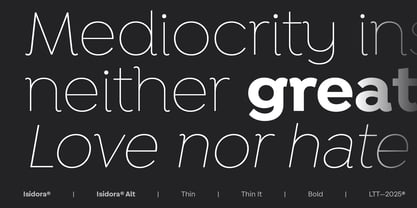 Isidora Font Poster 11