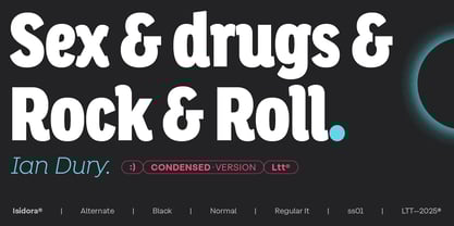 Isidora Font Poster 7