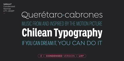 Isidora Font Poster 14