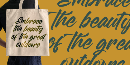 Malgent Husked Font Poster 4