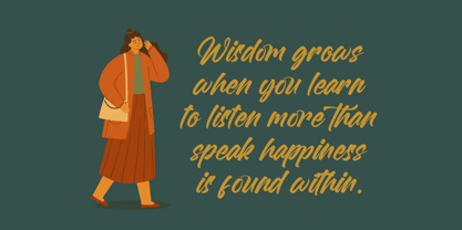 Malgent Husked Font Poster 9