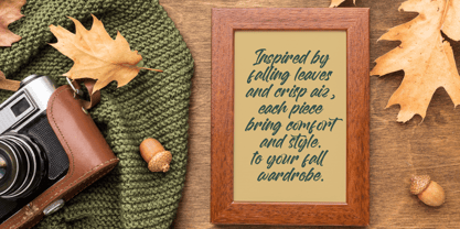 Malgent Husked Font Poster 5