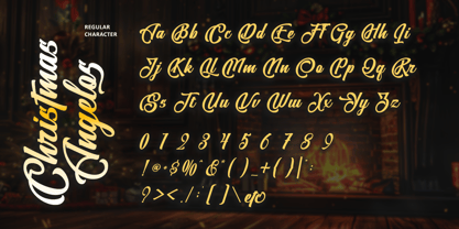 Christmas Angelos Font Poster 11