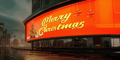 Christmas Angelos Font Poster 5