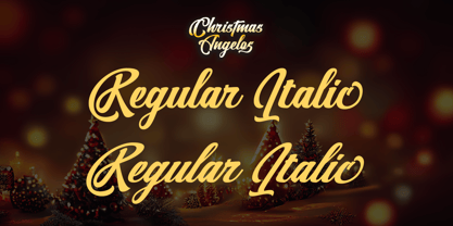 Christmas Angelos Font Poster 10