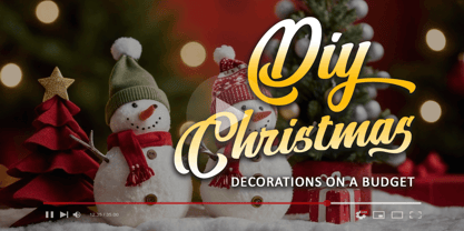 Christmas Angelos Font Poster 3