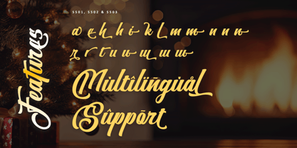 Christmas Angelos Font Poster 13