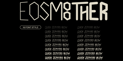 CF Eosmoother Font Poster 4