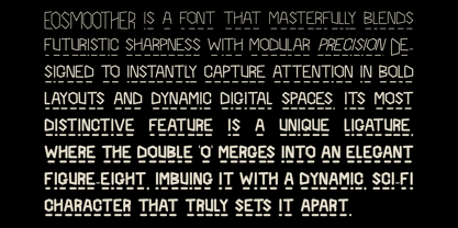 CF Eosmoother Font Poster 2