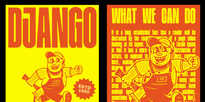 Djingo Font Poster 8
