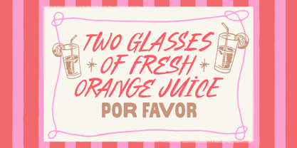 Doodles Carnival Font Poster 11