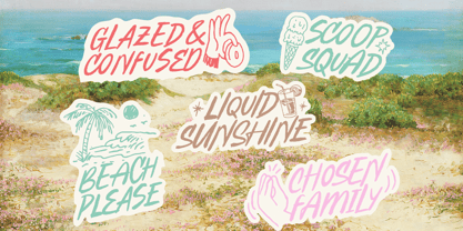 Doodles Carnival Font Poster 8