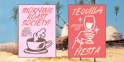 Doodles Carnival Font Poster 10