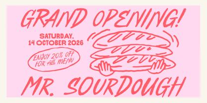 Doodles Carnival Font Poster 12