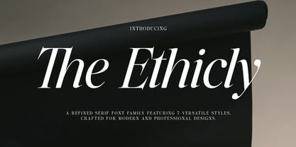 The Ethicly Font Poster 1