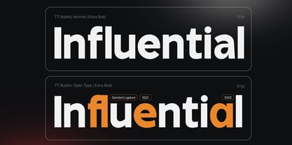 TRT Rusthic Font Poster 12