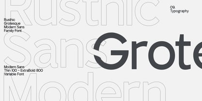 TRT Rusthic Font Poster 9