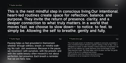 TRT Rusthic Font Poster 5