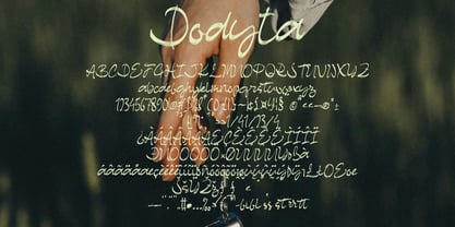 Dodyta Font Poster 3