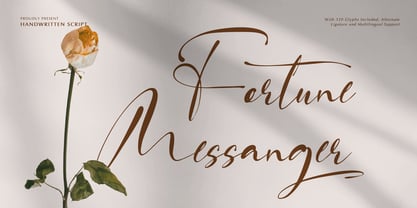 Fortune Messenger Font Poster 1