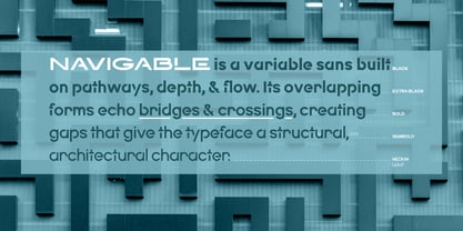 Navigable Font Poster 5