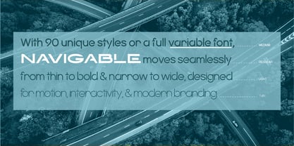 Navigable Font Poster 7