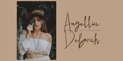 Yourvika Signature Font Poster 11